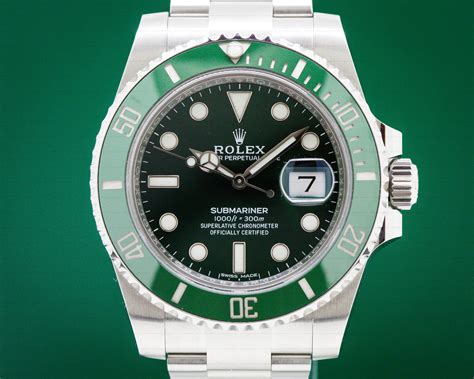 rolex verde precio|Rolex winding crown.